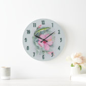 Carolina Anole & Hibiscus  Grote Klok (Huis)