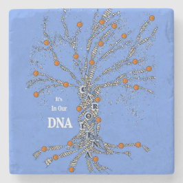 Carolina Basketball in ons DNA Stenen Onderzetter