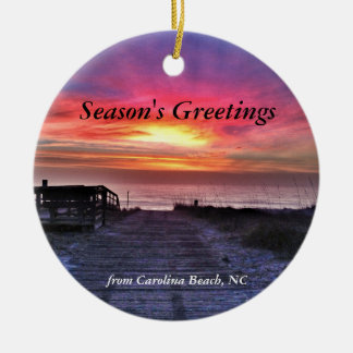 Carolina Beach 2014 kerstboomversiering Keramisch Ornament