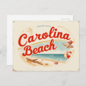  Carolina Beach Briefkaart (Voorkant / Achterkant)