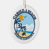 Carolina Beach. Keramisch Ornament (Rechts)