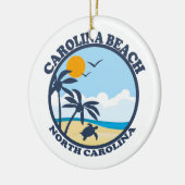 Carolina Beach. Keramisch Ornament (Links)