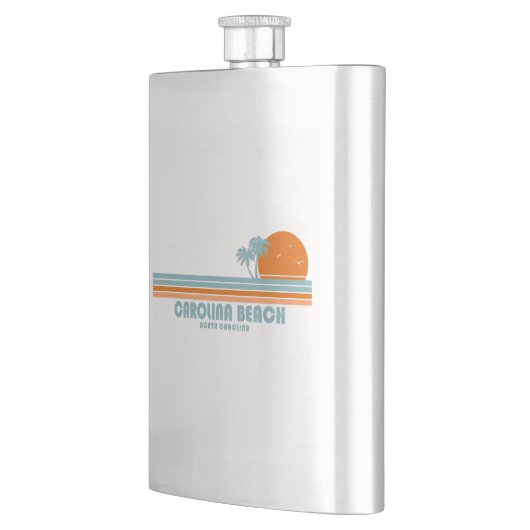 Carolina Beach North Carolina Sun Palm Trees Flacon (Links)
