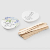 Carolina Bloom Bouquet | Trouwprogramma Handwaaier (Niet-gemonteerd)