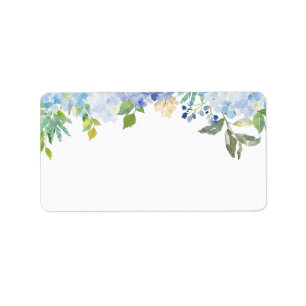 Carolina Bloom Waterverf Blanco adres Etiket