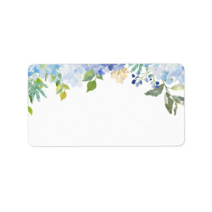 Carolina Bloom Waterverf Blanco adres Etiket
