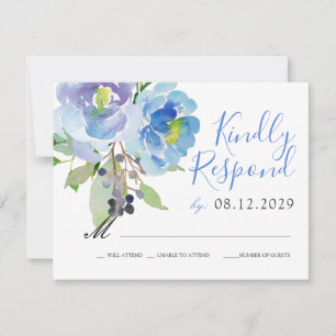Carolina Bloom Wild Floral RSVP Antwoord