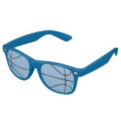 Carolina Blue Basketball Party Lunettes de soleil (Angulaire)
