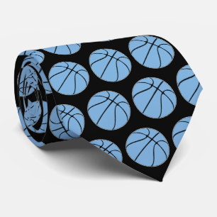 Carolina Blue / Light Blue Basketball Coach Sports Stropdas