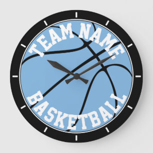 Carolina Blue/Light Blue Basketball  Grote Klok