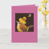 Carolina carte à tisser avec abeille et fleur (Fleur jaune)