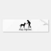 Carolina Dog Bumpersticker (Voorkant)