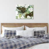 Carolina Pigeon Audubon Morning Dove Canvas Afdruk (Insitu (Slaapkamer))