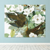 Carolina Pigeon Audubon Morning Dove Canvas Afdruk (Insitu (Houten vloer))