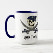 Carolina Pirate Coffee Mok (Links)