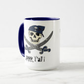 Carolina Pirate Coffee Mok (Voorkant links)