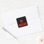 Carolina Reaper Vierkante Sticker (Envelop)