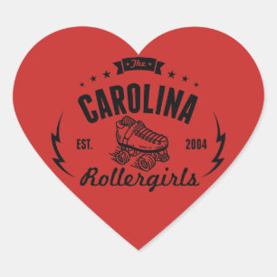Carolina Rollergirls stickers