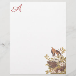 Carolina Turtle Dove Custom Letterhead