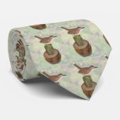 Carolina Wren Cravate de sculpture sur bois (Roulé)