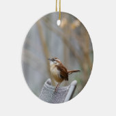 Carolina Wren Keramisch Ornament (Rechts)