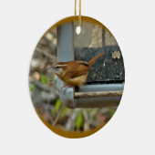 Carolina Wren Kerstornament Keramisch Ornament (Rechts)
