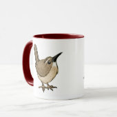 Carolina Wren Mug Mok (Voorkant links)