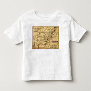 CarolinaPanoramic Map Kinder Shirts