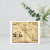 Carolinas met het noorden naar de RightPanoramic M Briefkaart (Staand voorkant)