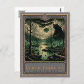 Caroline du Nord | Carte postale Art gothique (Devant / Derrière)