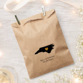 Caroline du Nord Mariage Faveur Traiter Sacs Cadea (Coupé)