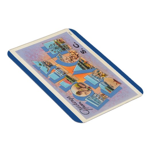 Caroline du Sud, Folly Beach Magnet (Côté Droit)