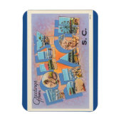 Caroline du Sud, Folly Beach Magnet (Vertical)