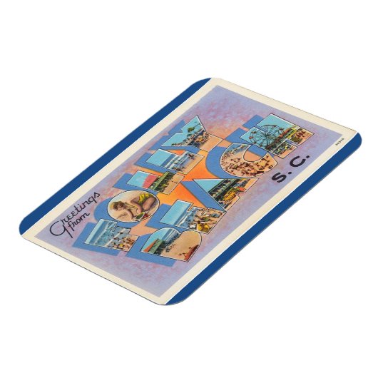 Caroline du Sud, Folly Beach Magnet (Côté Gauche)