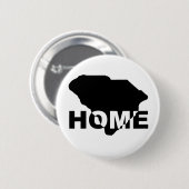 Caroline du Sud Maison loin de l'état Bouton Badge (Devant & derrière)