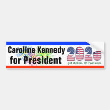 CAROLINE KENNEDY VOOR PRESIDENT 2020-bumpersticker