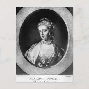 Caroline Matilda, koningin Denemarken en Noorwegen Briefkaart