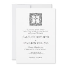 Caroline Simple Black Script Christelijk Weddensch