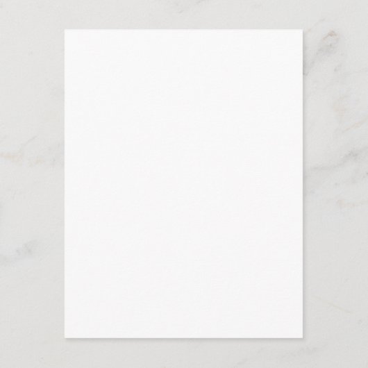 Caroline Simple Black Script Weddenschap Details Informatiekaartje (Achterkant)
