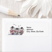 Caroling avec Mic, Mac et Moe Étiquettes de adress (En situation)