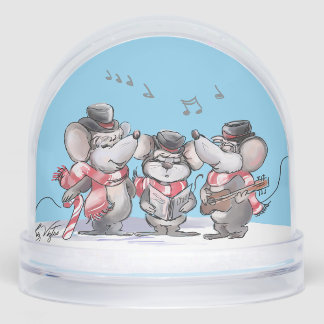 Caroling avec Mic, Mac et Moe Snow Globe