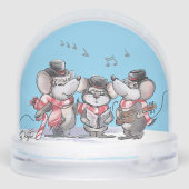 Caroling avec Mic, Mac et Moe Snow Globe (Arrière)