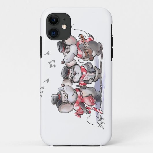 Caroling avec Mic, Mac & Moe iPhone 6 Coque (Dos)