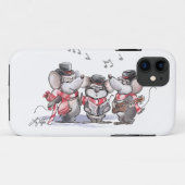 Caroling avec Mic, Mac & Moe iPhone 6 Coque (Dos (Horizontal))