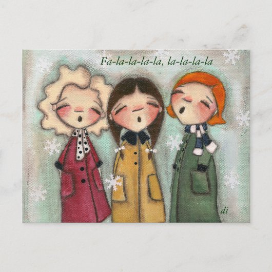 Caroling, Caroling - Post Card Briefkaart (Voorkant)