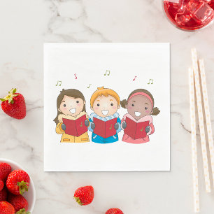 Caroling Children Servet