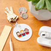 Caroling Children Sleutelhanger