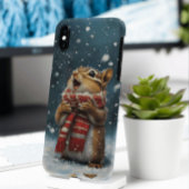 Caroling Chipmunk met sjaal iPhone / iPad case
