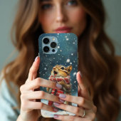 Caroling Chipmunk met sjaal iPhone / iPad case