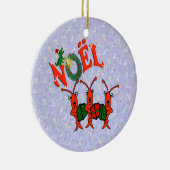 Caroling Crawfish met Alligator Ornament (Rechts)